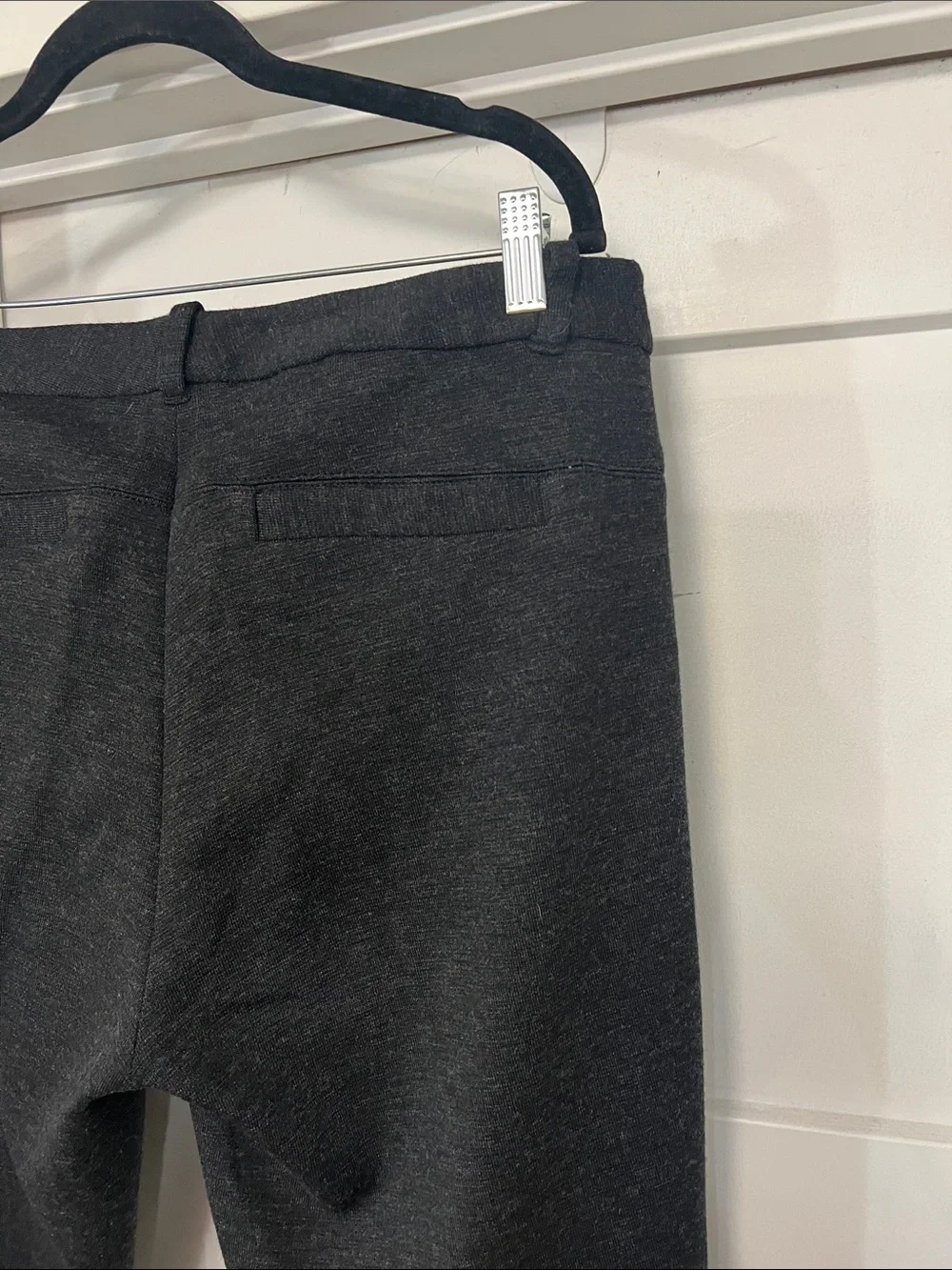 TORY BURCH SIMONA GRAY WOOL TAILORED TROUSER PANTS WOMEN’S SIZE 12